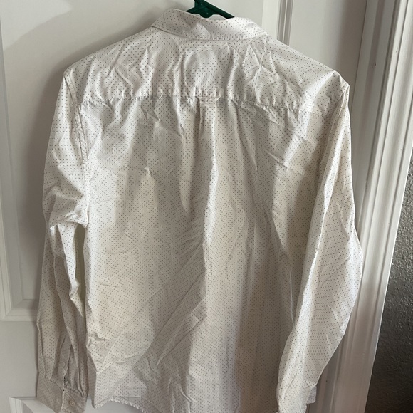 Denim & Flower - Ricky Singh - Button Down Long Sleeve Shirt - White & Black - M - Picture 4 of 14